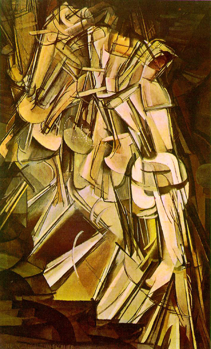 NUDE DESCENDING A STAIRCASE 1913 ( MARCEL DUCHAMP )