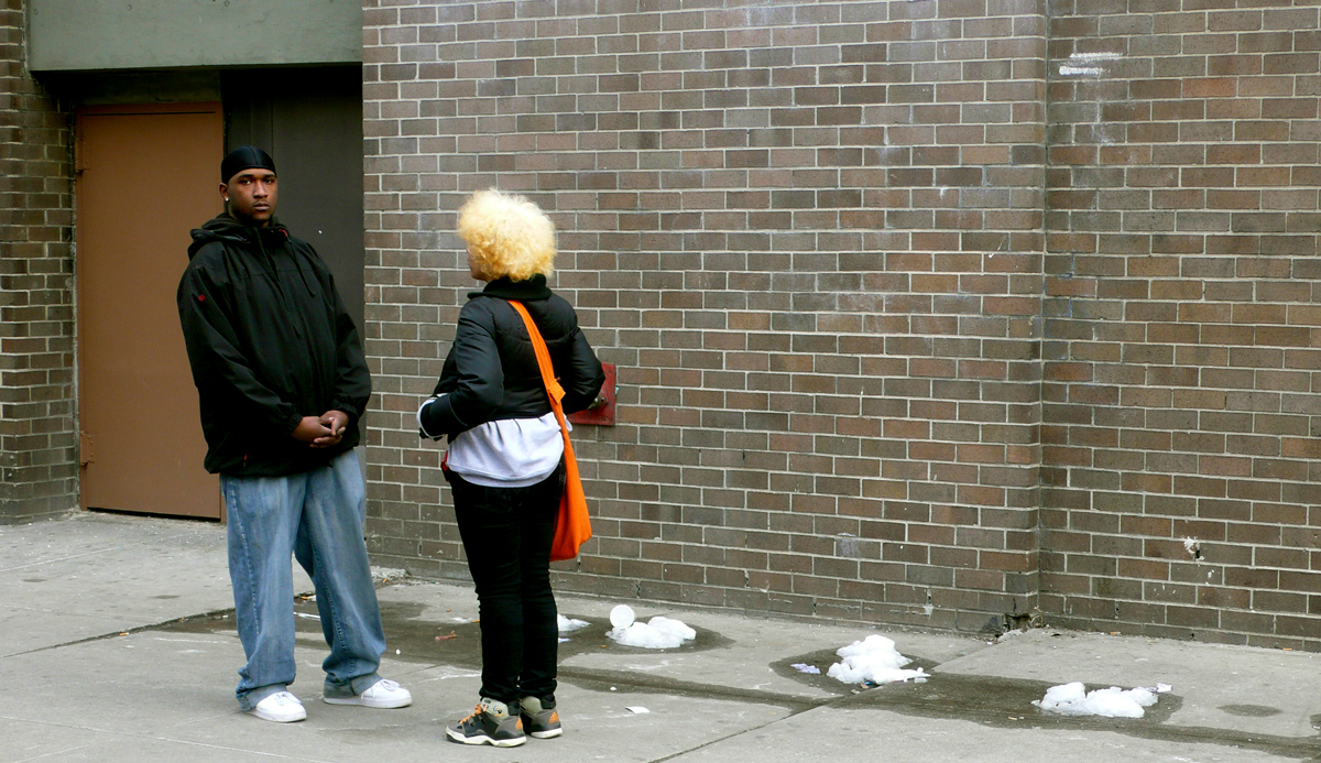 black lady blonde et Doo Rag